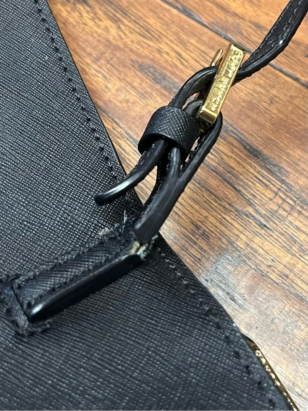 Tory Burch York buckle‎ leather tote